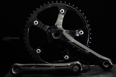 Campagnolo Record Pista Custom in Black Anodize crankset