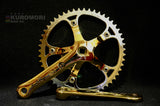 Colnago Panto on Gold Plated Campagnolo C-Record Crank.